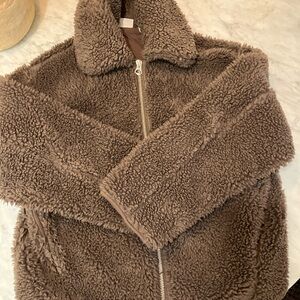 ASOS Brown Teddy Jacket